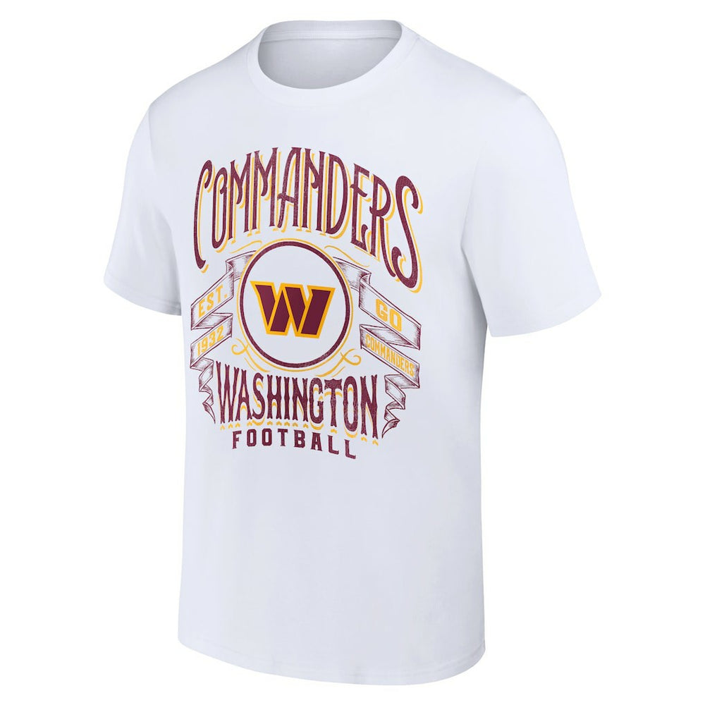 Washington Commanders NFL x Darius Rucker Collection Vintage Football T-Shirt - White discount