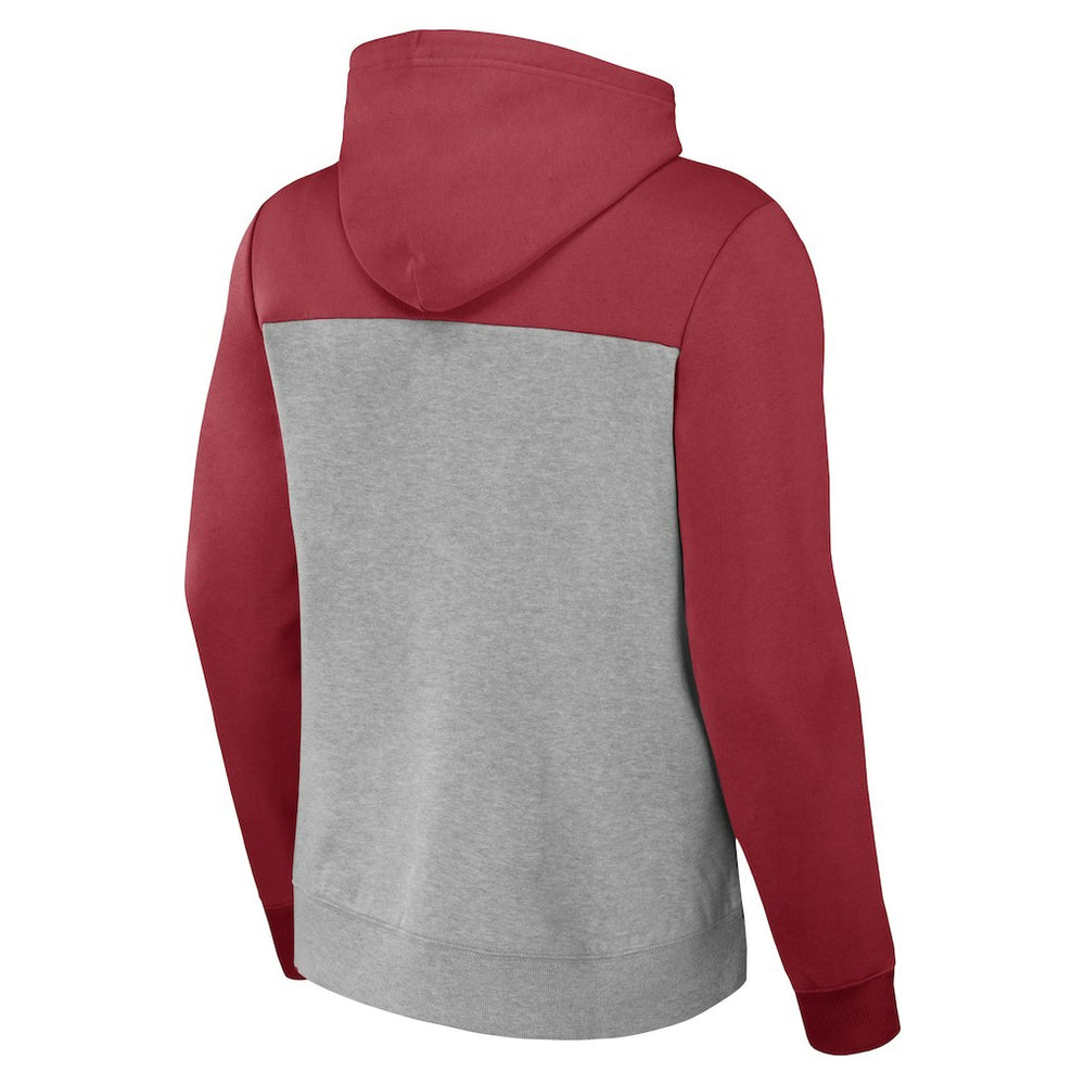 Arizona Cardinals NFL x Darius Rucker Collection Color Blocked Pullover Hoodie - Heather Gray online