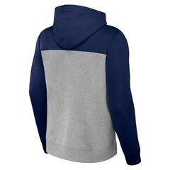New England Patriots NFL x Darius Rucker Collection Color Blocked Pullover Hoodie - Heather Gray sale