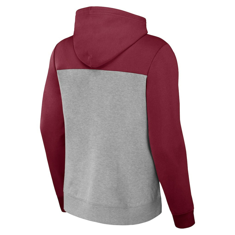 Washington Commanders NFL x Darius Rucker Collection Color Blocked Pullover Hoodie - Heather Gray discount