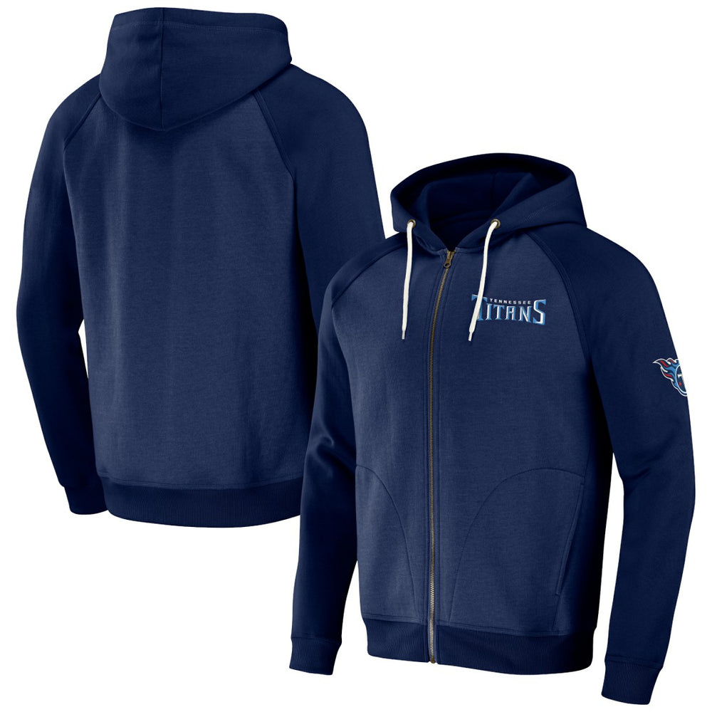 Tennessee Titans NFL x Darius Rucker Collection Raglan Full-Zip Hoodie - Navy outlet