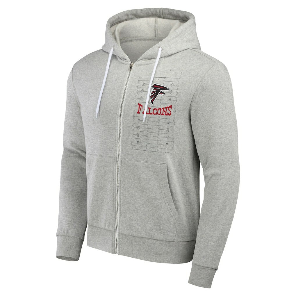 Atlanta Falcons NFL x Darius Rucker Collection Domestic Full-Zip Hoodie - Heather Gray cheap