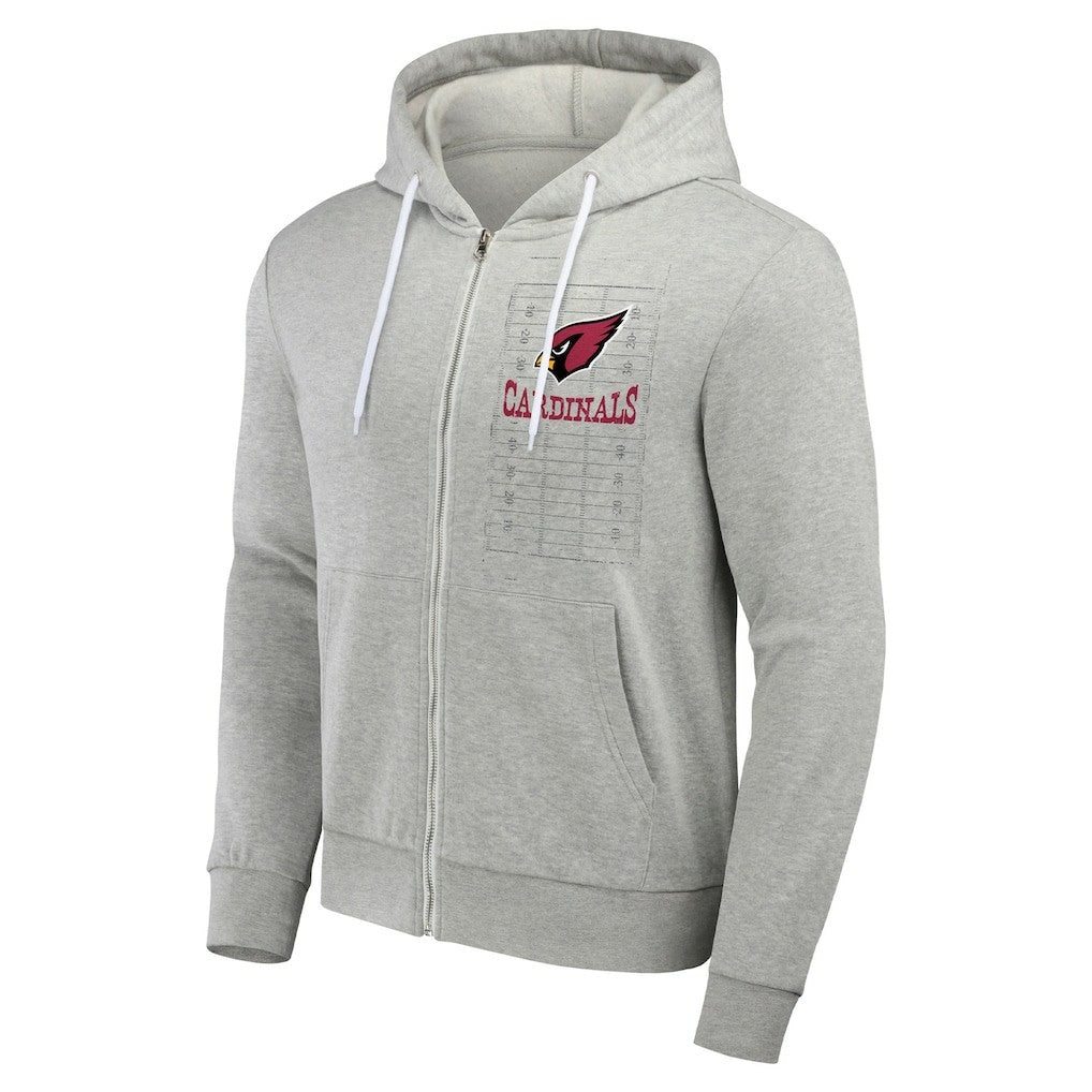 Arizona Cardinals NFL x Darius Rucker Collection Domestic Full-Zip Hoodie - Heather Gray outlet