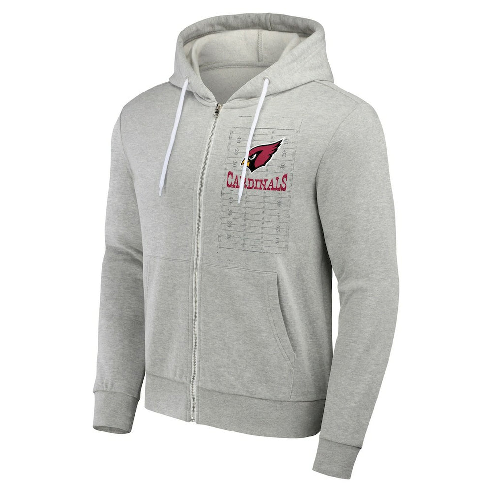 Arizona Cardinals NFL x Darius Rucker Collection Domestic Full-Zip Hoodie - Heather Gray outlet