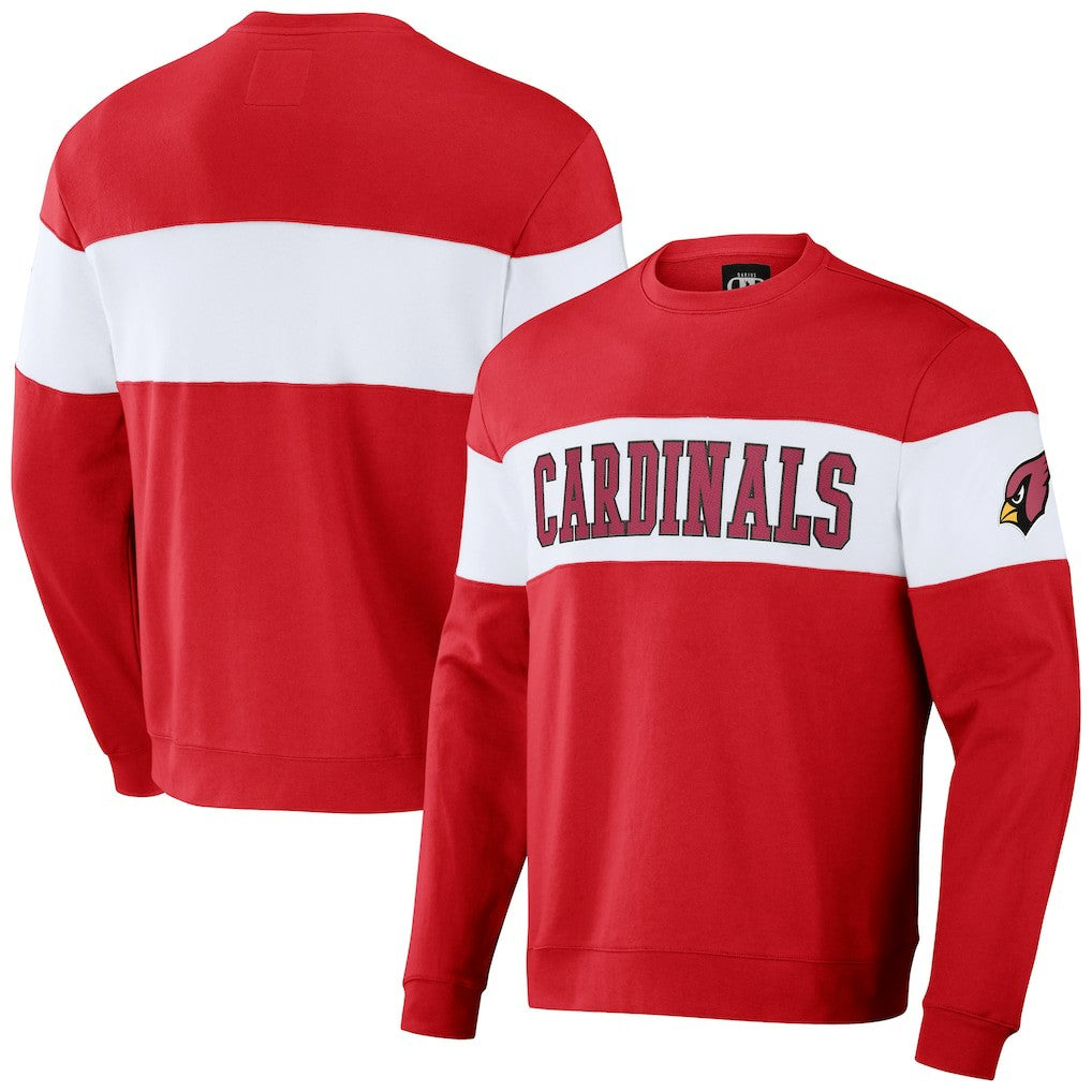 Arizona Cardinals NFL x Darius Rucker Collection Team Color & White Pullover Sweatshirt - Cardinal online