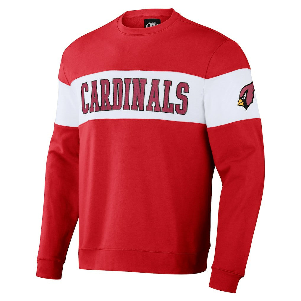 Arizona Cardinals NFL x Darius Rucker Collection Team Color & White Pullover Sweatshirt - Cardinal online