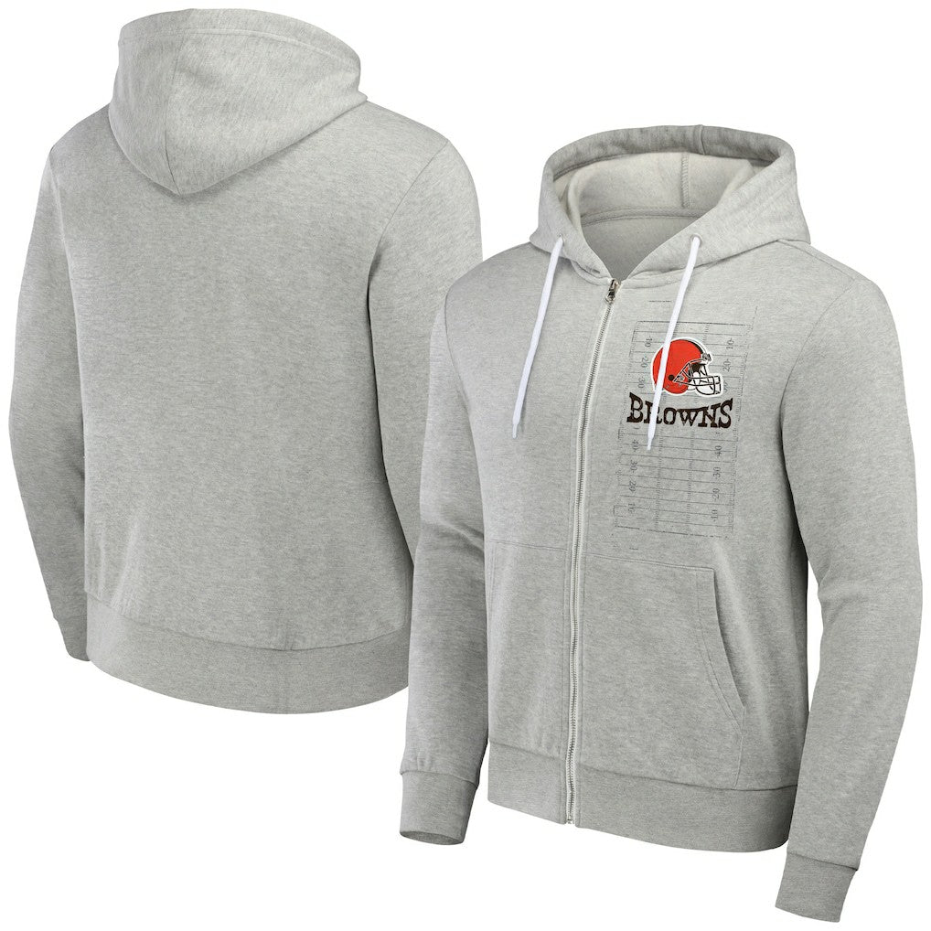 Cleveland Browns NFL x Darius Rucker Collection Domestic Full-Zip Hoodie - Heather Gray online