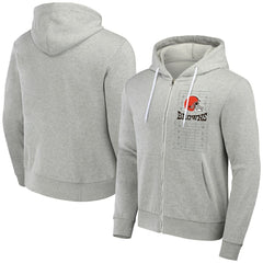 Cleveland Browns NFL x Darius Rucker Collection Domestic Full-Zip Hoodie - Heather Gray online