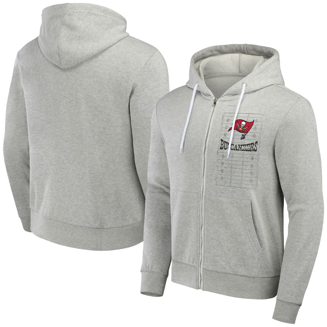 Tampa Bay Buccaneers NFL x Darius Rucker Collection Domestic Full-Zip Hoodie - Heather Gray sale