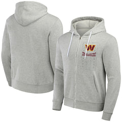 Washington Commanders NFL x Darius Rucker Collection Domestic Full-Zip Hoodie - Heather Gray for sale