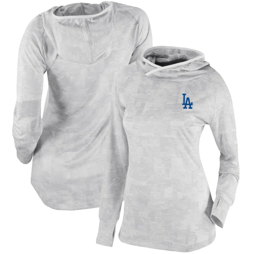 Los Angeles Dodgers Women's Omni-Wick Sunday Ball Pullover Hoodie - White | Columbia