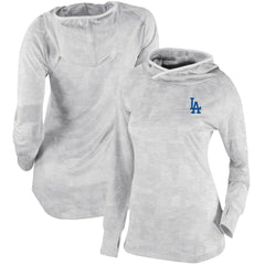 Los Angeles Dodgers Women's Omni-Wick Sunday Ball Pullover Hoodie - White | Columbia