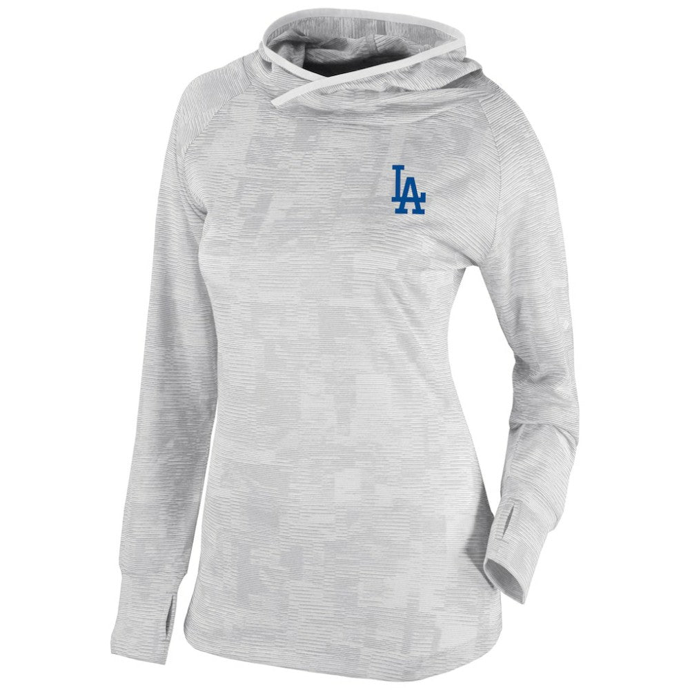 Los Angeles Dodgers Women's Omni-Wick Sunday Ball Pullover Hoodie - White | Columbia