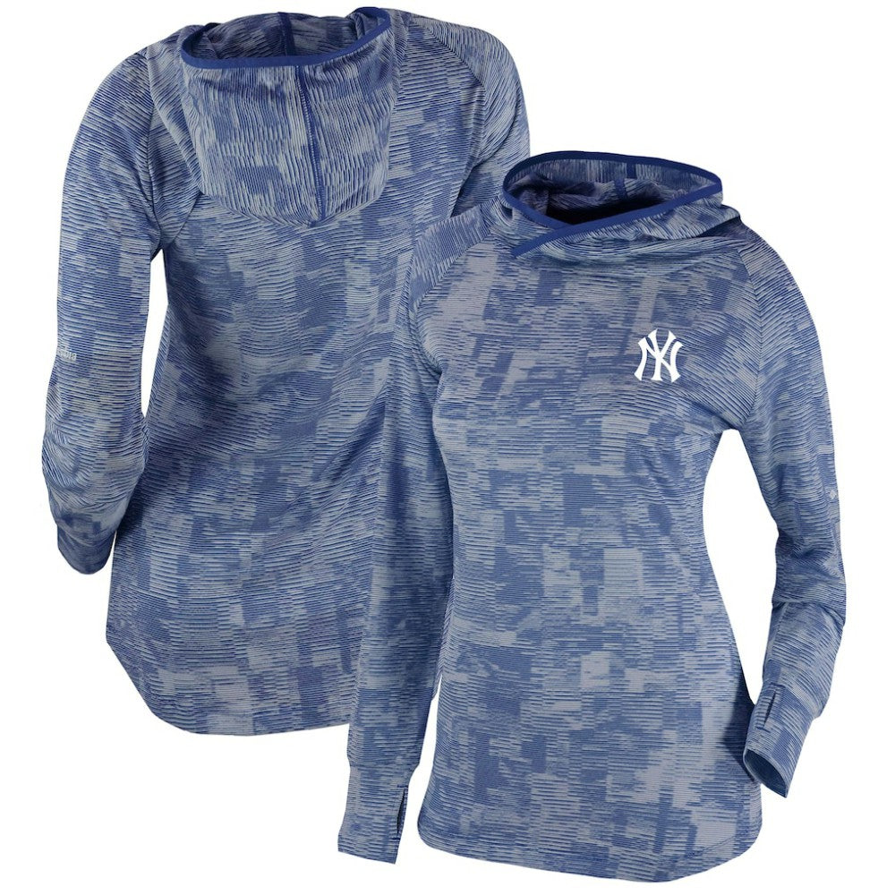 New York Yankees Women's Omni-Wick Sunday Ball Pullover Hoodie - Navy | Columbia