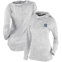 New York Yankees Women's Omni-Wick Sunday Ball Pullover Hoodie - White | Columbia
