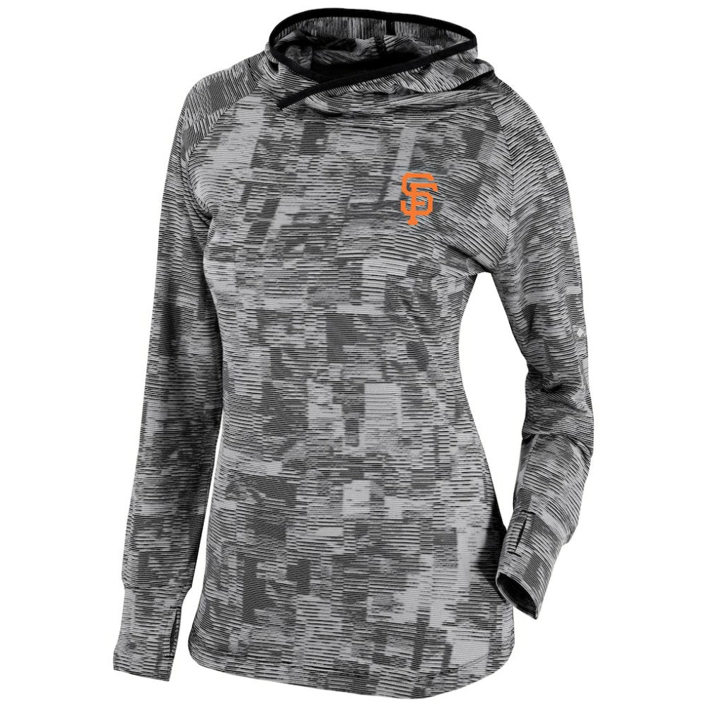 San Francisco Giants Women's Omni-Wick Sunday Ball Pullover Hoodie - Black | Columbia