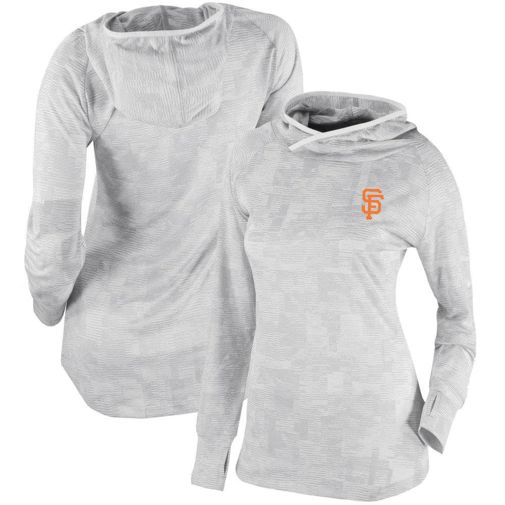 San Francisco Giants Women's Omni-Wick Sunday Ball Pullover Hoodie - White | Columbia