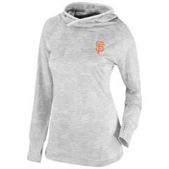 San Francisco Giants Women's Omni-Wick Sunday Ball Pullover Hoodie - White | Columbia