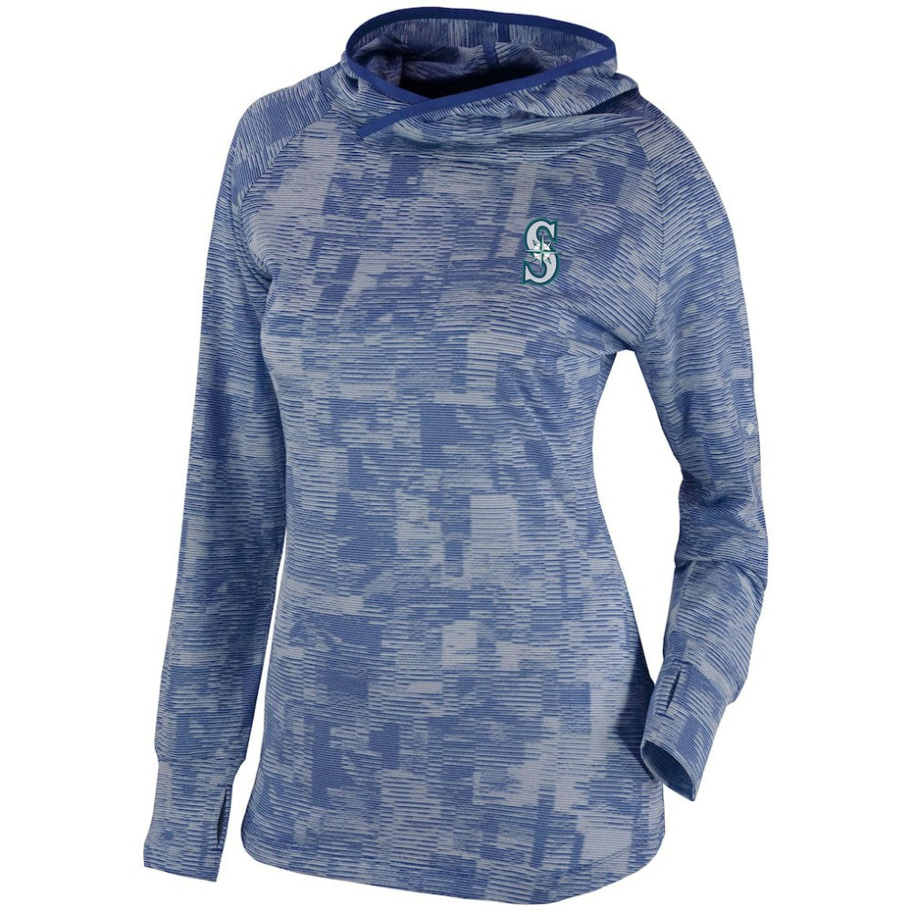 Seattle Mariners Women's Omni-Wick Sunday Ball Pullover Hoodie - Navy | Columbia
