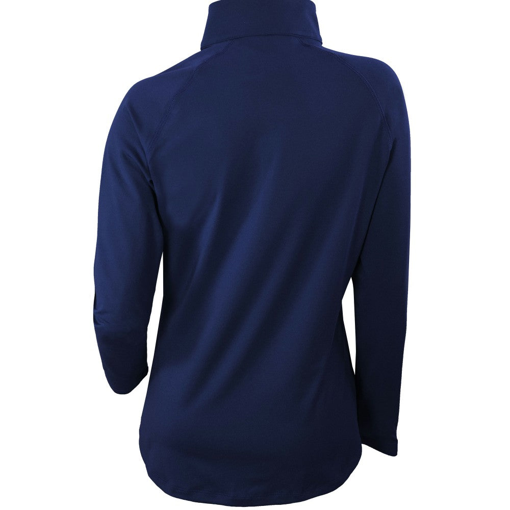 Cleveland Guardians Women's Omni-Wick Outward Nine Quarter-Zip Pullover Top - Navy | Columbia