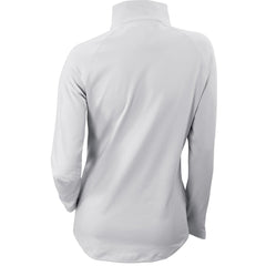 Milwaukee Brewers Women's Omni-Wick Outward Nine Quarter-Zip Pullover Top - White | Columbia