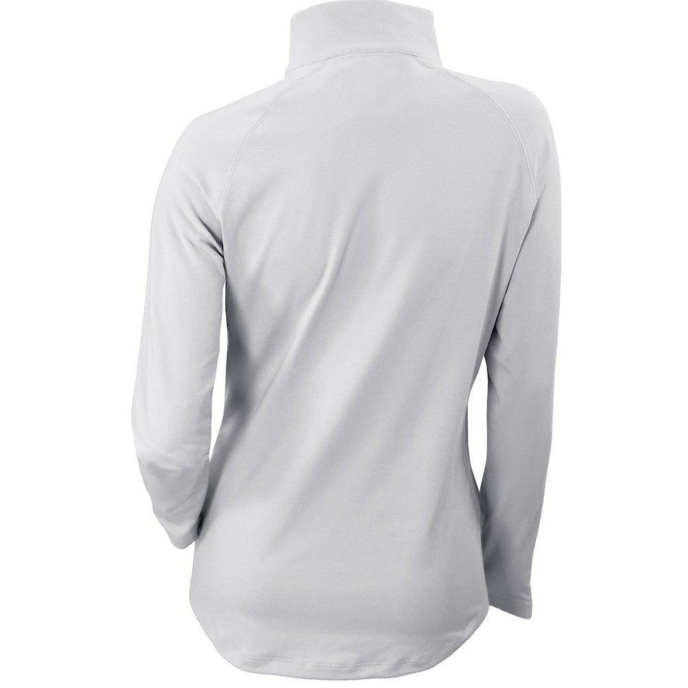 St. Louis Cardinals Women's Omni-Wick Outward Nine Quarter-Zip Pullover Top - White | Columbia