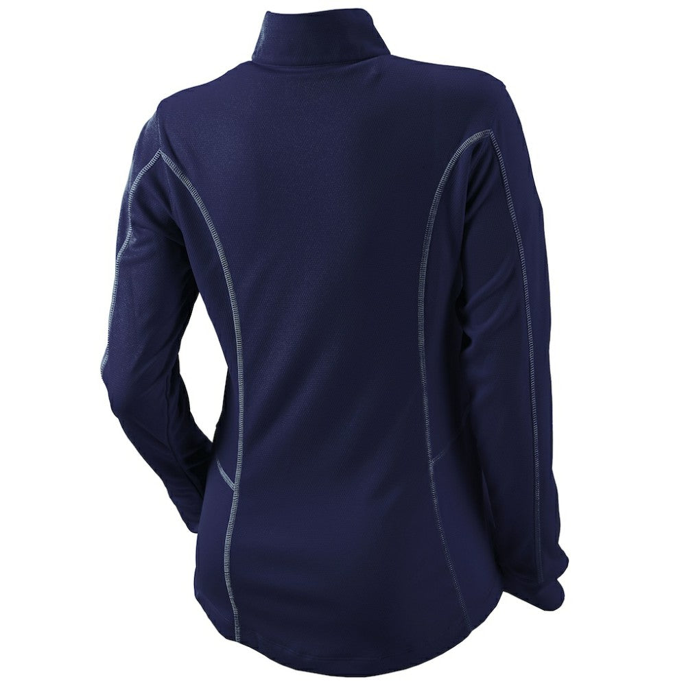 Milwaukee Brewers Women's Omni-Wick Shotgun Quarter-Zip Pullover Top - Navy | Columbia