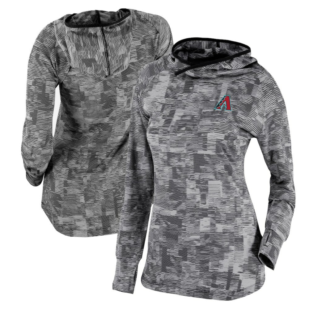 Arizona Diamondbacks Women's Omni-Wick Sunday Ball Pullover Hoodie - Black | Columbia
