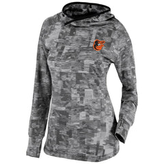 Baltimore Orioles Women's Omni-Wick Sunday Ball Pullover Hoodie - Black | Columbia