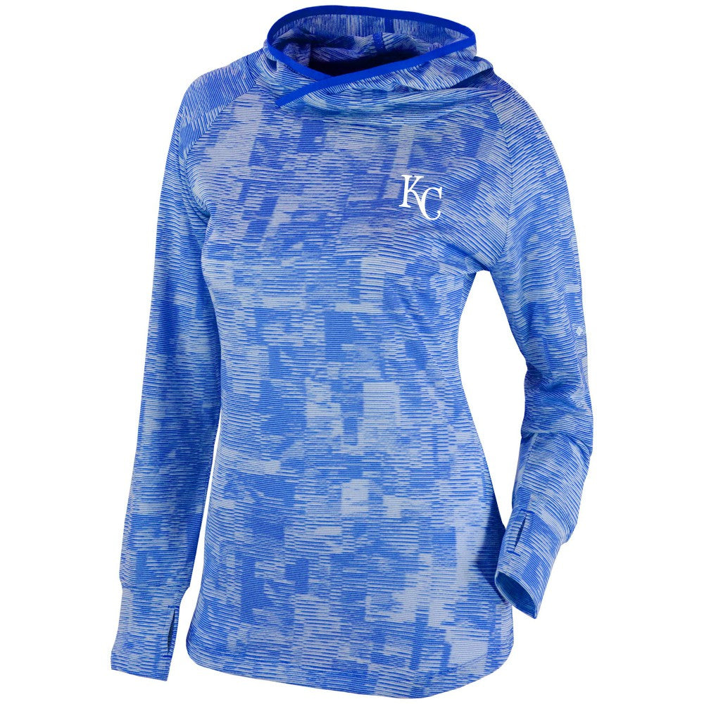 Kansas City Royals Women's Omni-Wick Sunday Ball Pullover Hoodie - Royal | Columbia
