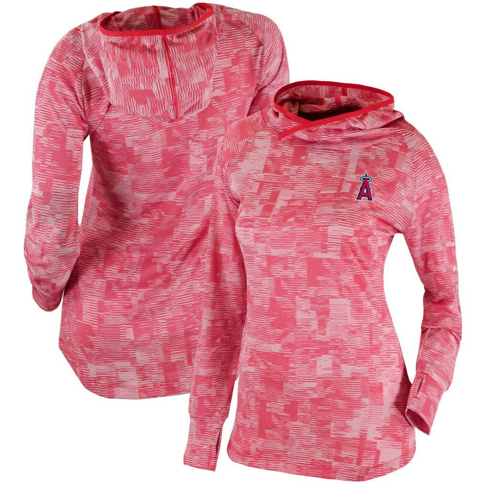 Los Angeles Angels Women's Omni-Wick Sunday Ball Pullover Hoodie - Red | Columbia