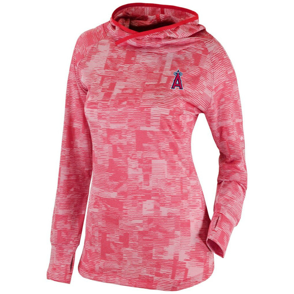Los Angeles Angels Women's Omni-Wick Sunday Ball Pullover Hoodie - Red | Columbia