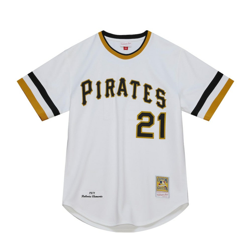 Roberto Clemente Pittsburgh Pirates Cooperstown Collection Authentic Jersey - White | Mitchell & Ness