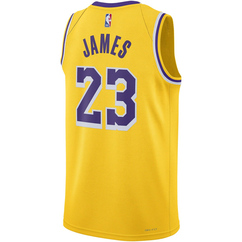 LeBron James Los Angeles Lakers Unisex Swingman Jersey - Icon Edition - Gold | Nike online