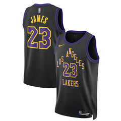 LeBron James Los Angeles Lakers Unisex 2025/26 Swingman Jersey - Black - City Edition | Nike shop
