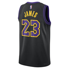 LeBron James Los Angeles Lakers Unisex 2025/26 Swingman Jersey - Black - City Edition | Nike shop