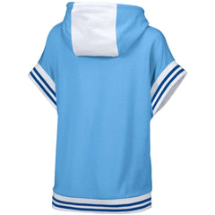 St. Louis Cardinals Lusso Women's Mabel Tri-Blend Short Sleeve Pullover Hoodie - Light Blue