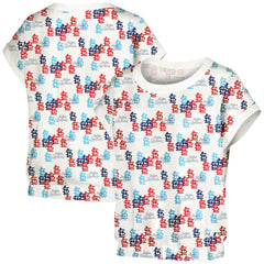 St. Louis Cardinals Lusso Women's Madge Dolman Tri-Blend T-Shirt - White