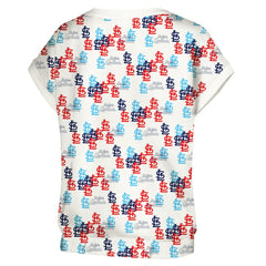 St. Louis Cardinals Lusso Women's Madge Dolman Tri-Blend T-Shirt - White