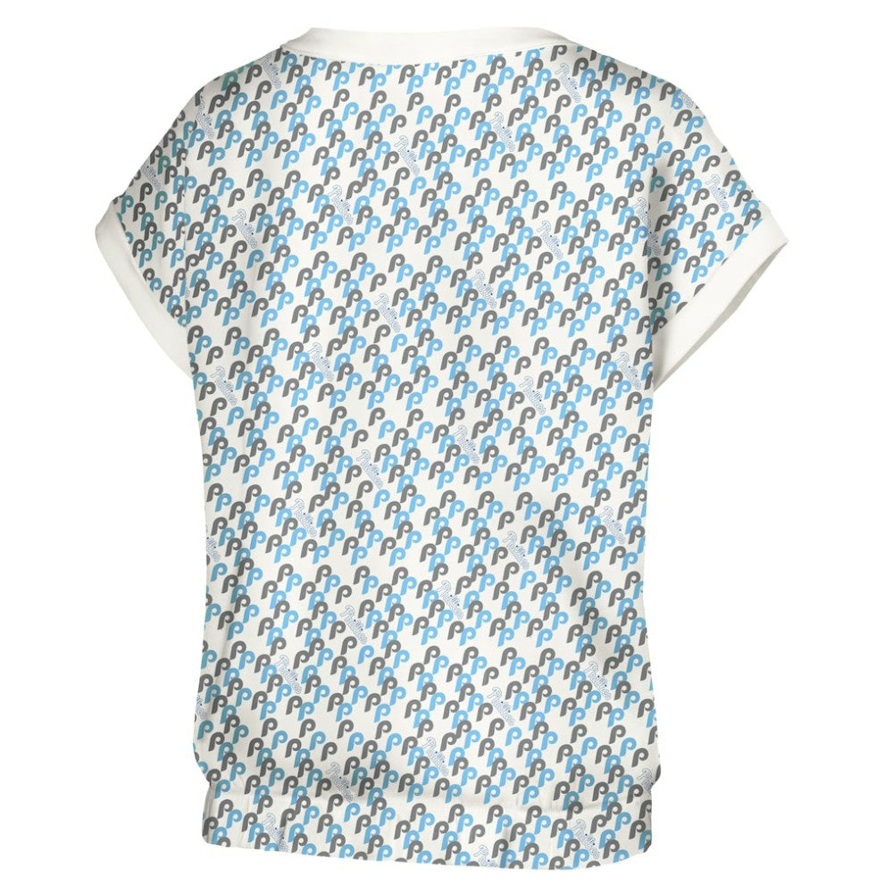 Philadelphia Phillies Lusso Women's Madge Dolman Tri-Blend T-Shirt - White