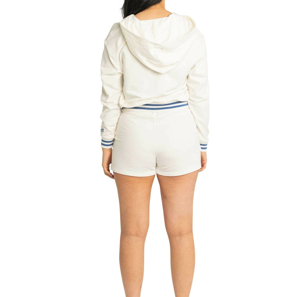 Los Angeles Dodgers Lusso Women's Maeg Tri-Blend Pocket Shorts - White