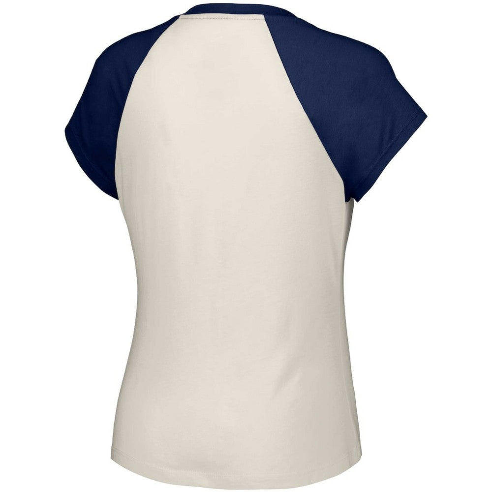 Boston Red Sox Lusso Women's Nikki Raglan T-Shirt - White