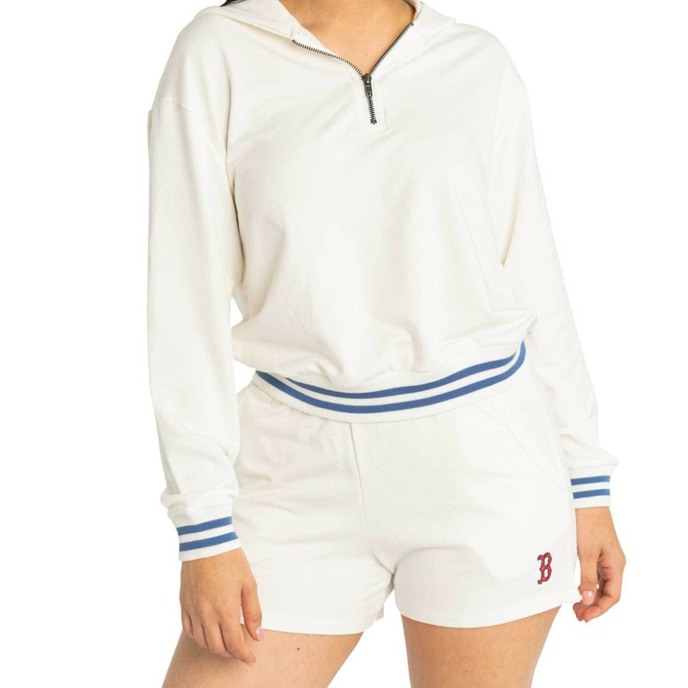 Boston Red Sox Lusso Women's Maeg Tri-Blend Pocket Shorts - White