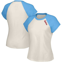St. Louis Cardinals Lusso Women's Nikki Raglan T-Shirt - White