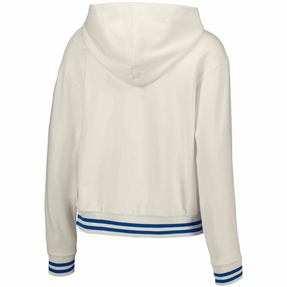 Philadelphia Phillies Lusso Women's Magnolia Tri-Blend Quarter-Zip Hoodie - White