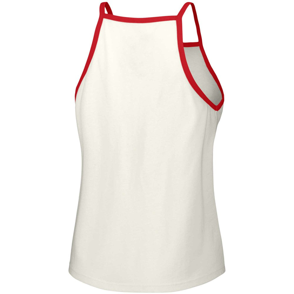 St. Louis Cardinals Lusso Women's Nadine Halter Tank Top - White