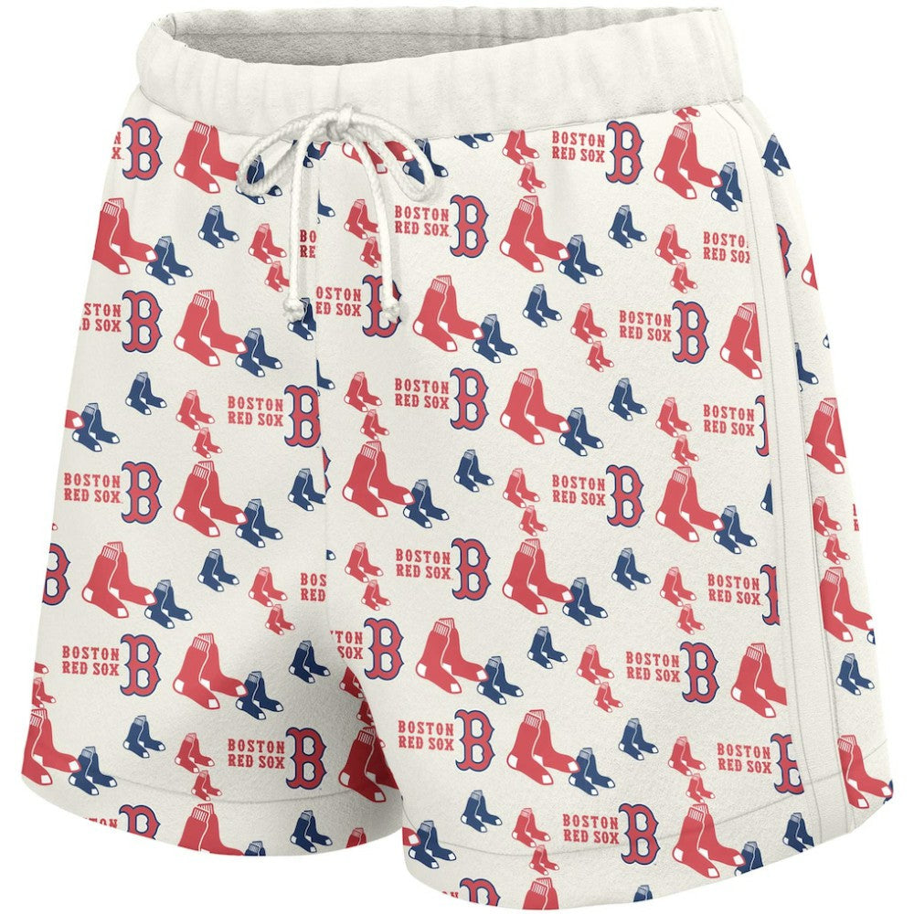 Boston Red Sox Lusso Women's Marge Shorts - White