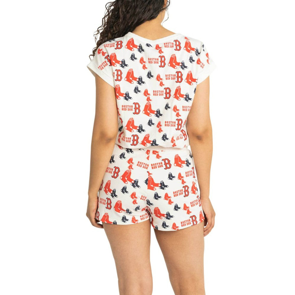 Boston Red Sox Lusso Women's Marge Shorts - White