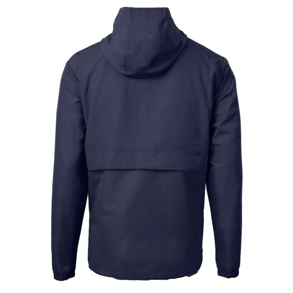 Boston Red Sox Cutter & Buck Charter Eco Recycled Half-Zip Anorak Jacket - Navy