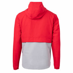Cincinnati Reds Cutter & Buck Charter Eco Recycled Half-Zip Anorak Jacket - Red/Gray